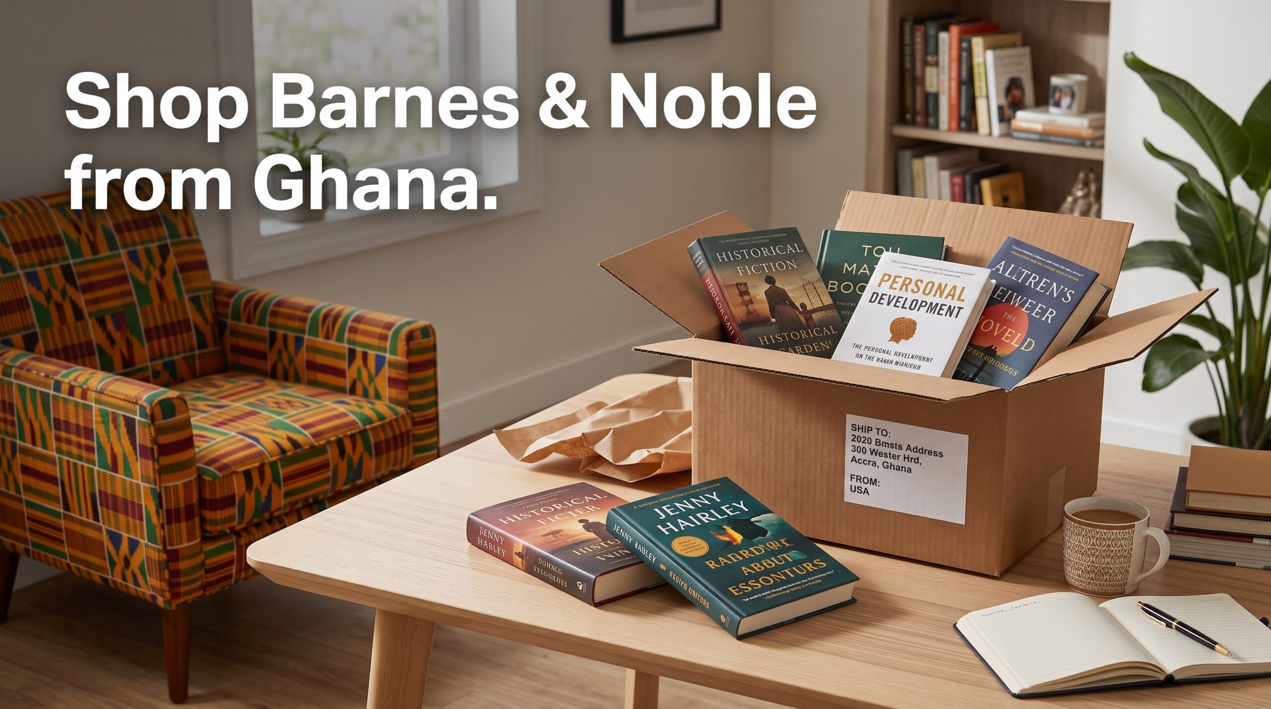 Buy from Barnes and Noble and Ship to Ghana: Book Shopping & Delivery Guide
