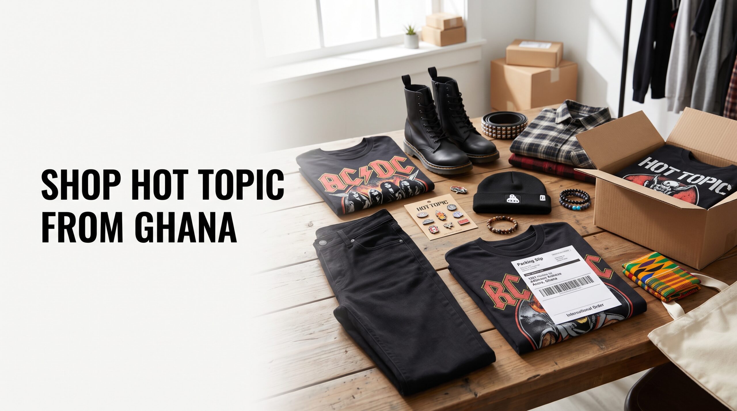 Buy from Hot Topic and Ship to Ghana: Shopping and Delivery Guide
