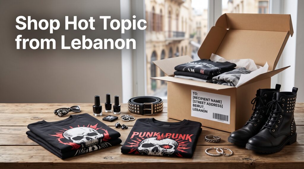 Buy from Hot Topic and Ship to Lebanon: Online Shopping & Delivery Guide