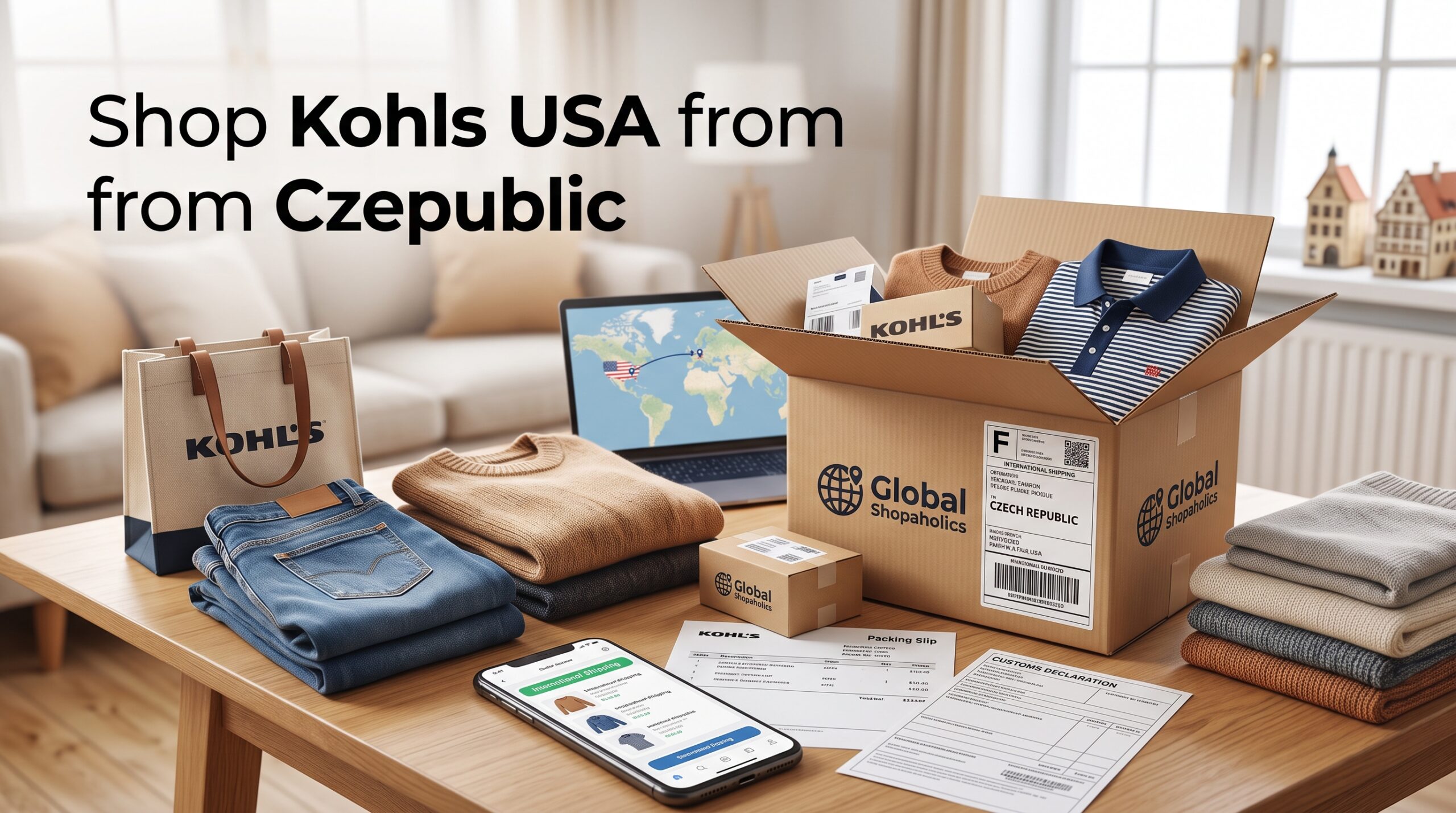 Buy from Kohls USA and Ship to Czech Republic: Online Shopping & Delivery Guide