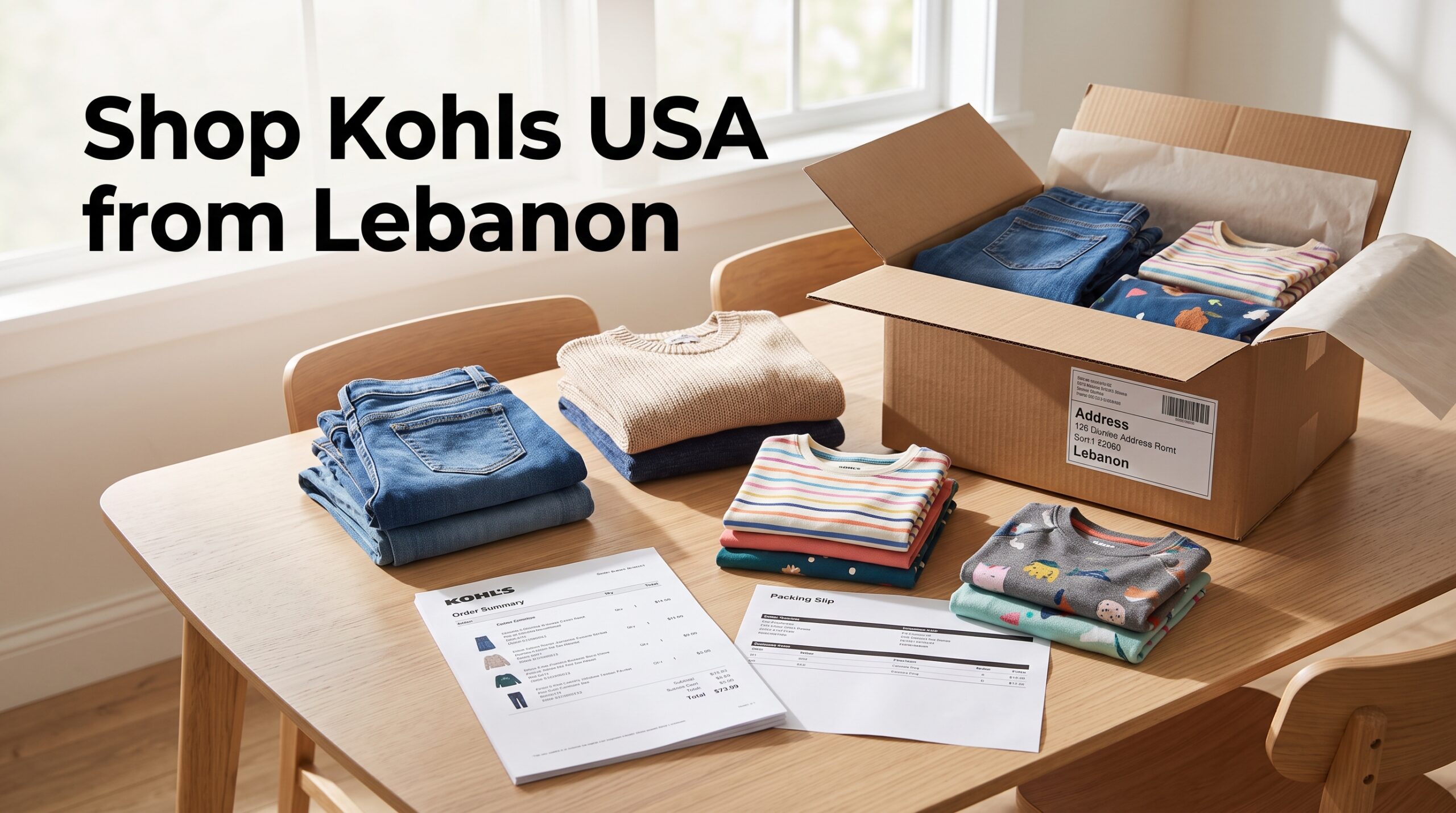 Buy from Kohls USA and Ship to Lebanon: Shopping and International Shipping Guide