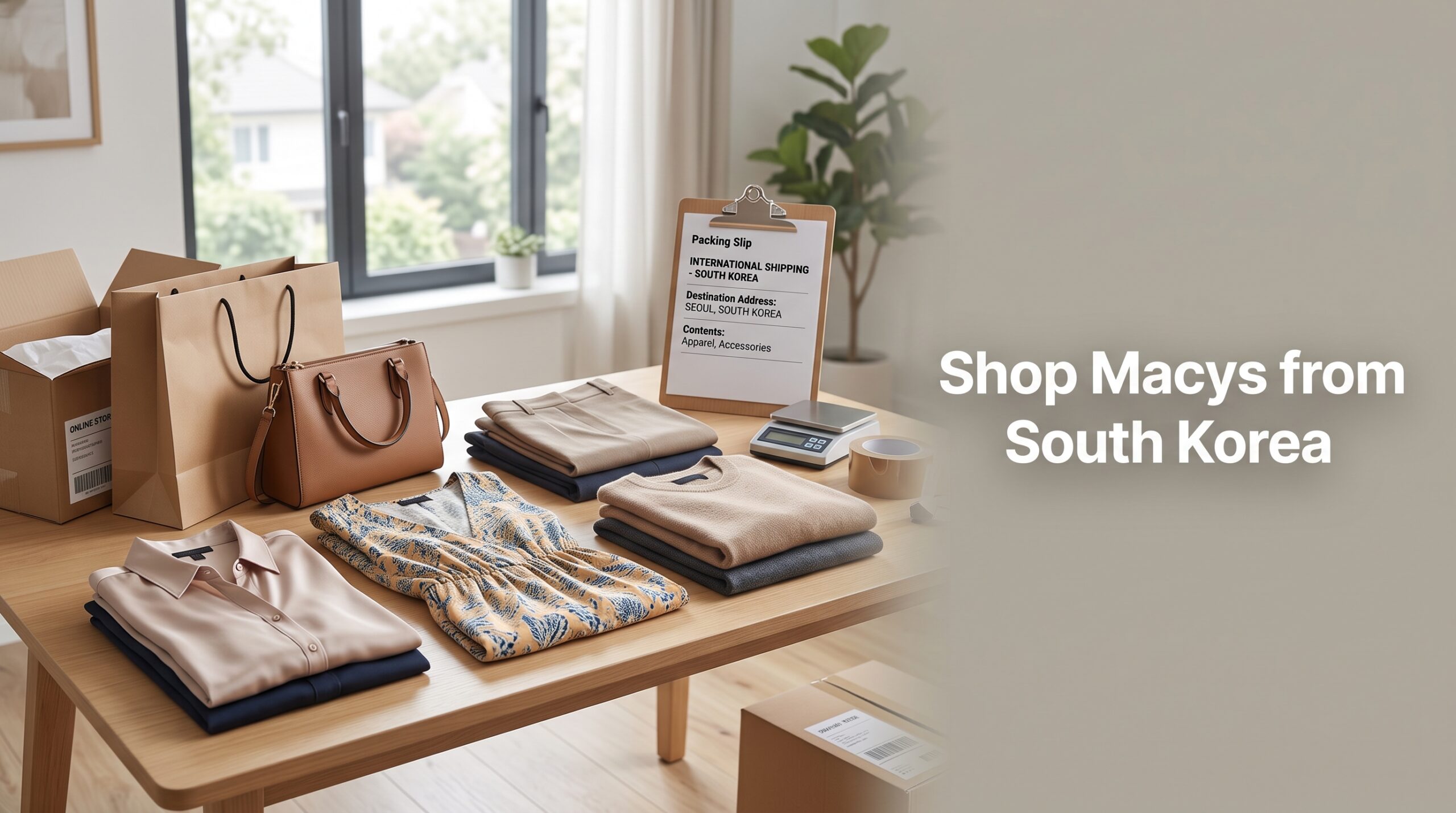 Buy from Macys and Ship to South Korea: Shopping and Shipping Guide