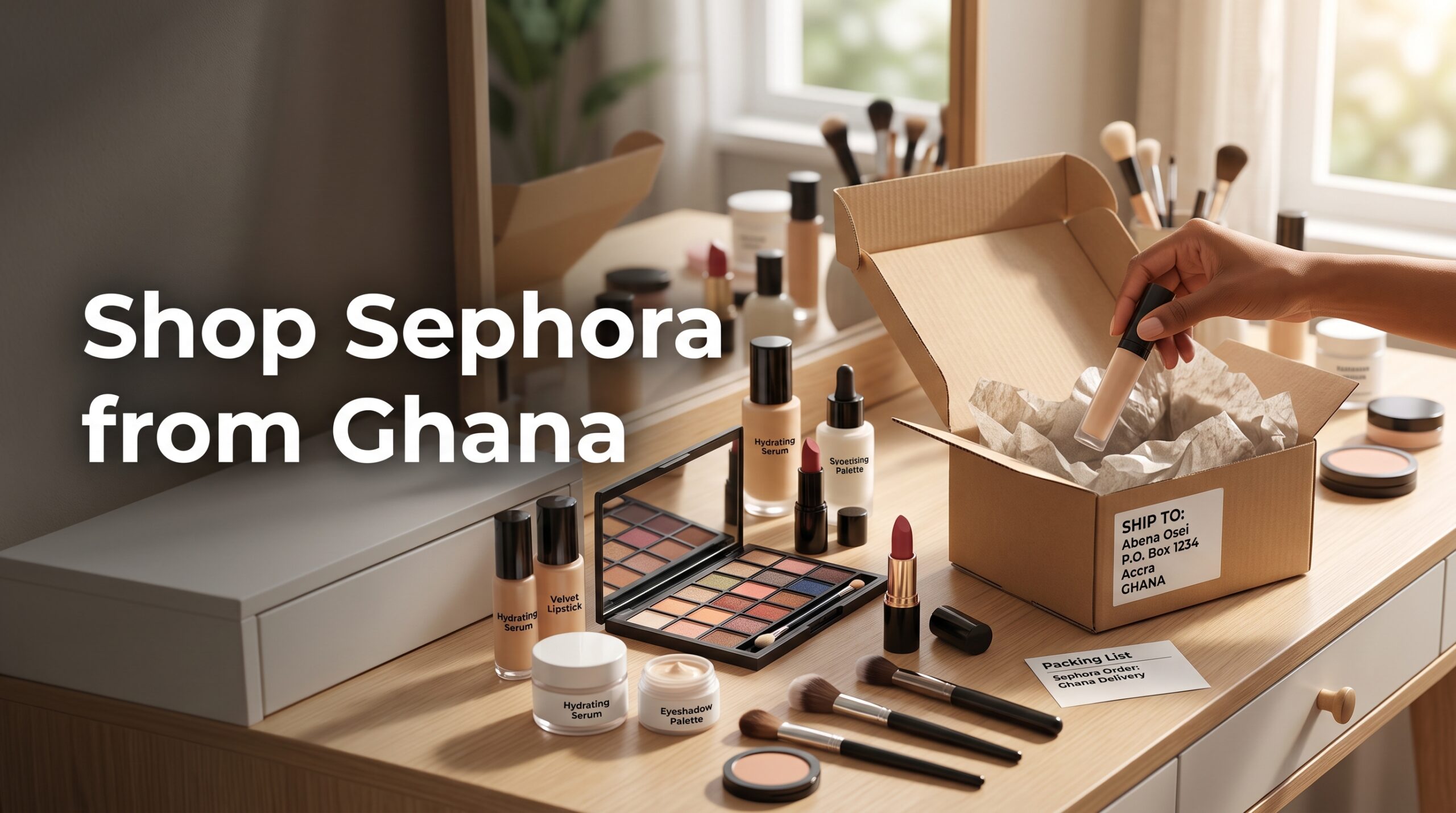 Buy from Sephora and Ship to Ghana: Beauty Shopping & Delivery Guide