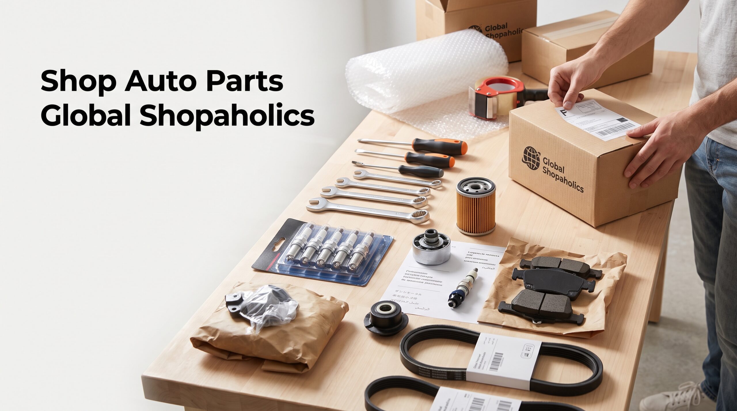 Cheap Auto Parts Worldwide: Shopping and International Delivery Guide with Global Shopaholics
