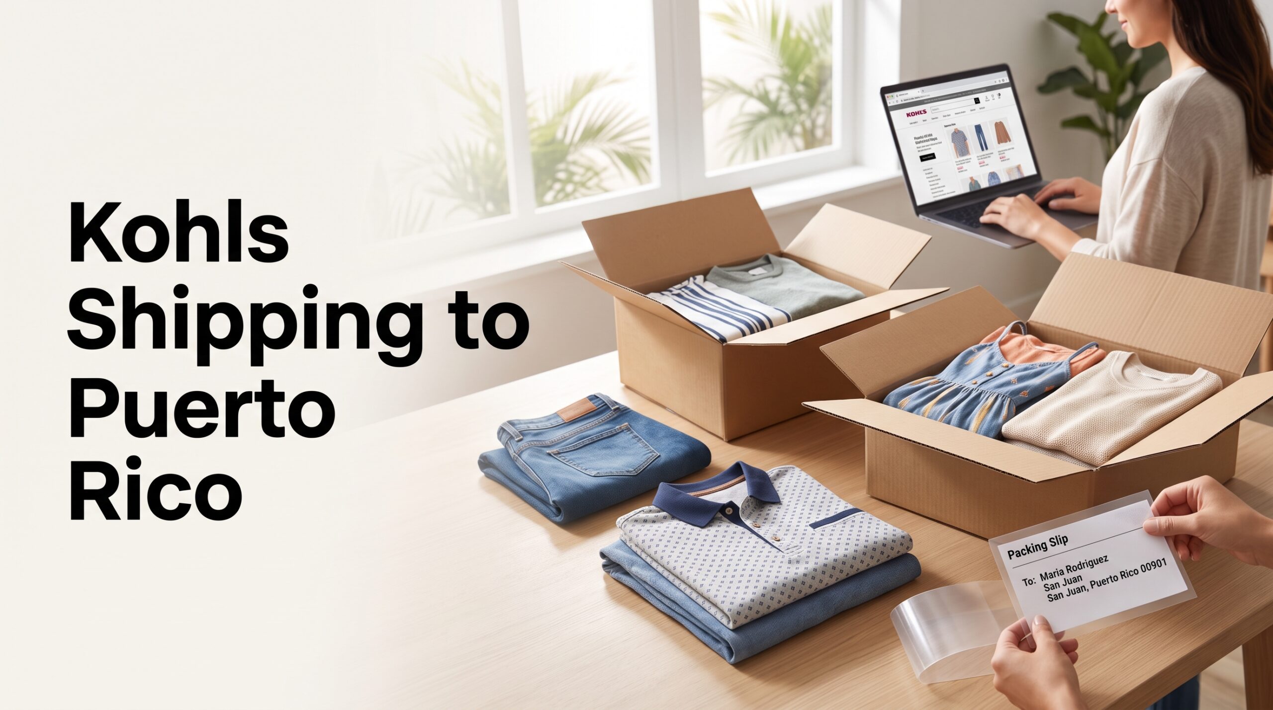 Does Kohls USA Ship to Puerto Rico: Shipping Policies & Delivery Options Explained