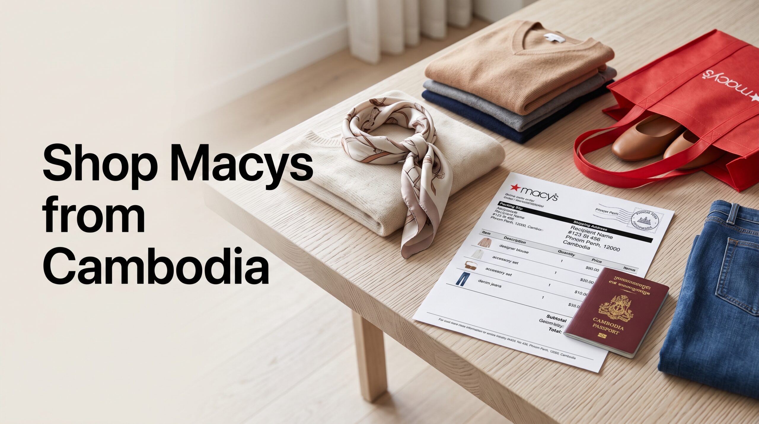 Does Macys Ship to Cambodia? International Shipping & Shopping Guide