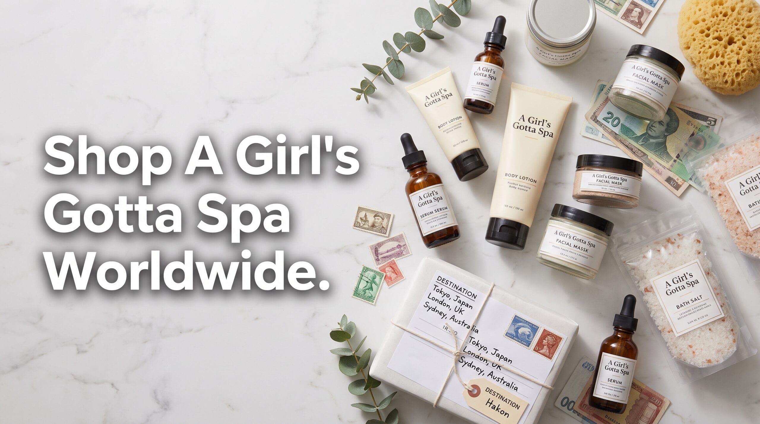 A Girls Gotta Spa International Shipping: Worldwide Shopping & Delivery Guide