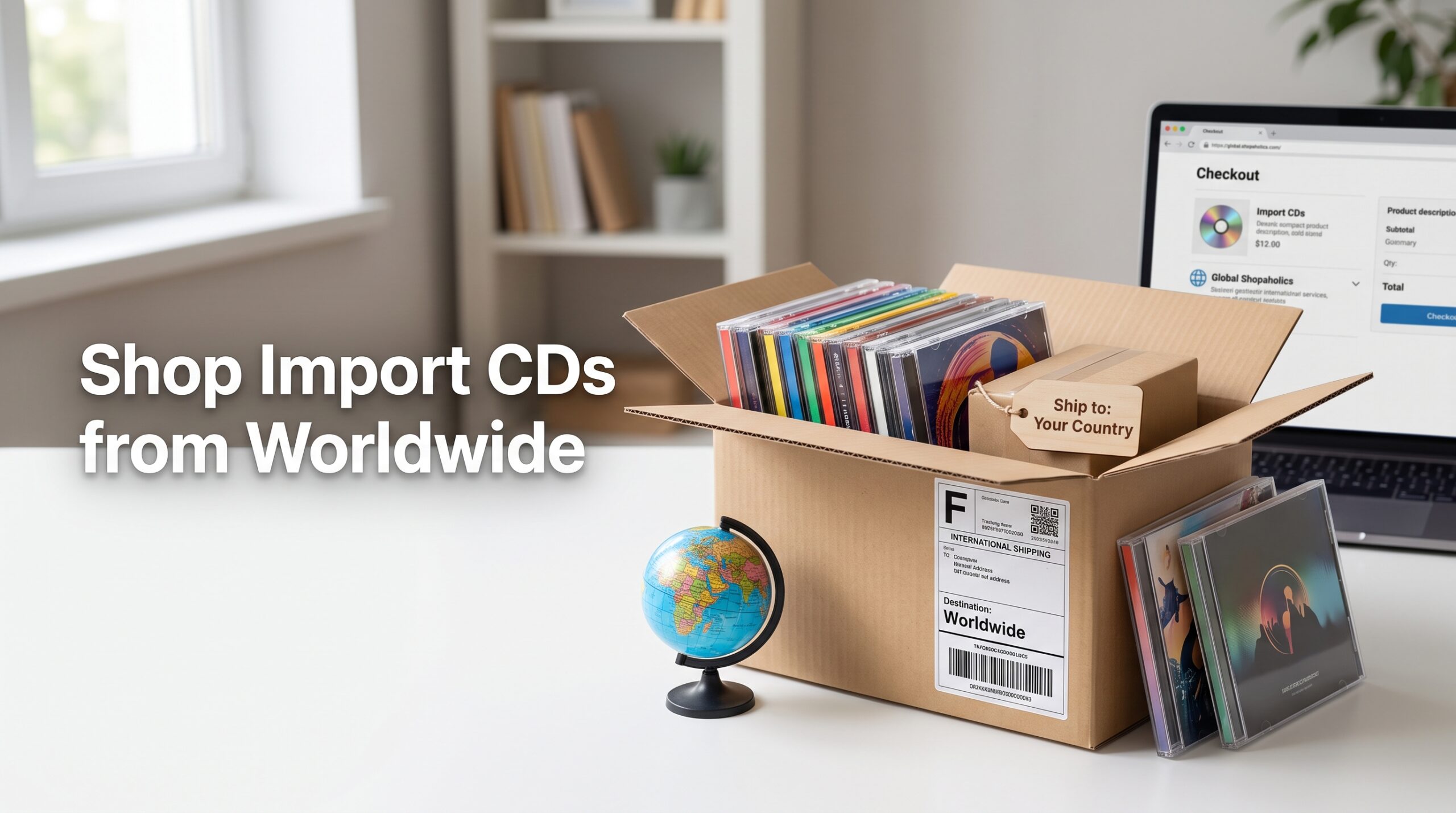 How to buy Import CDs from the USA and ship them internationally