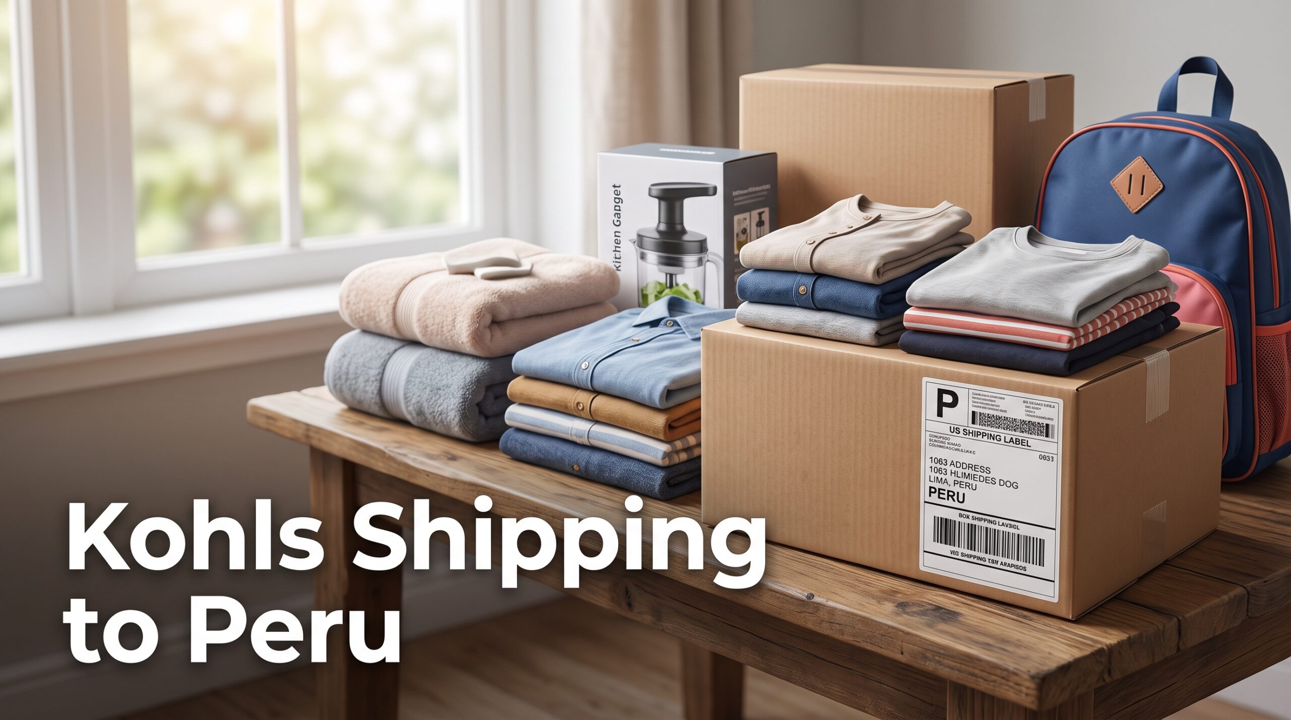 Does Kohls USA Ship to PERU? International Shopping & Delivery Guide
