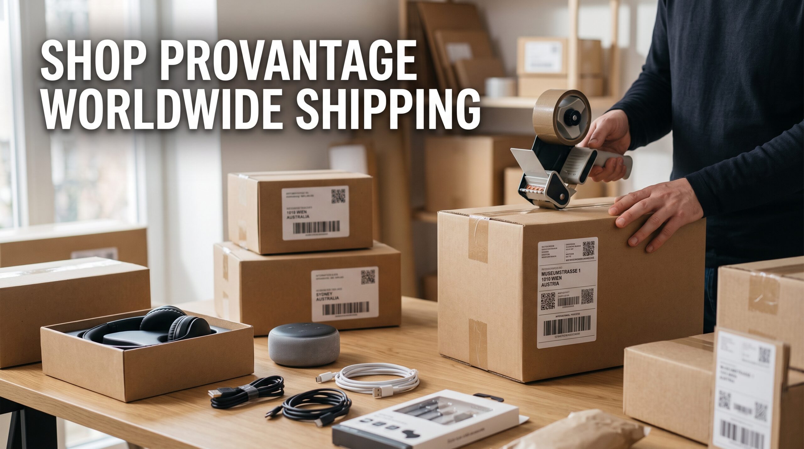 Shopping and shipping Provantage products internationally with Global Shopaholics